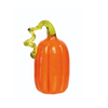 Glass Pumpkin Mini Orange