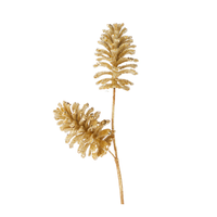 Bead Glitter 21.5" Pinecone Spray