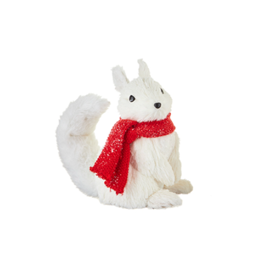 Sisal Squirrel Red Scarf