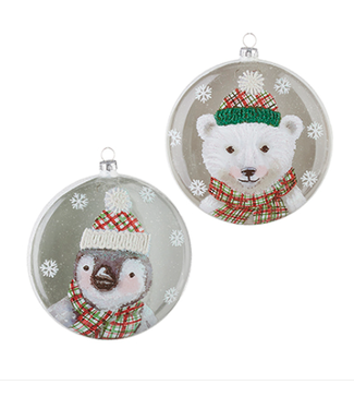 North Pole Friends Disc Ornament