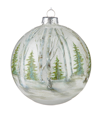 Birch Forest Ball Ornament