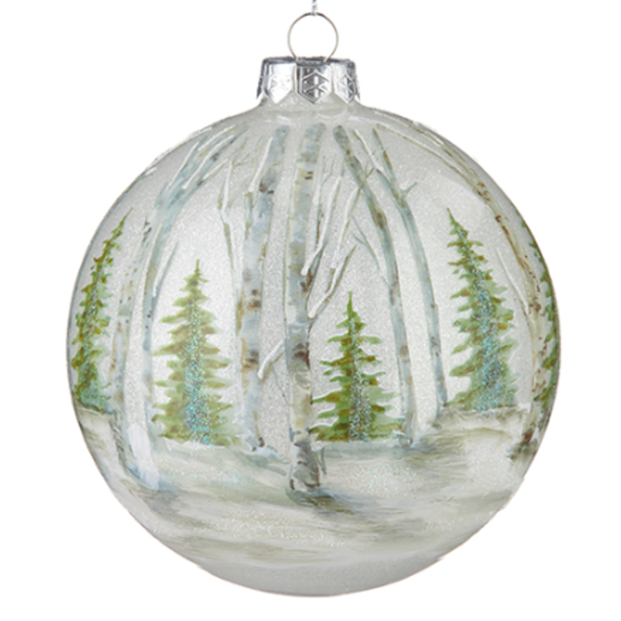 Birch Forest Ball Ornament