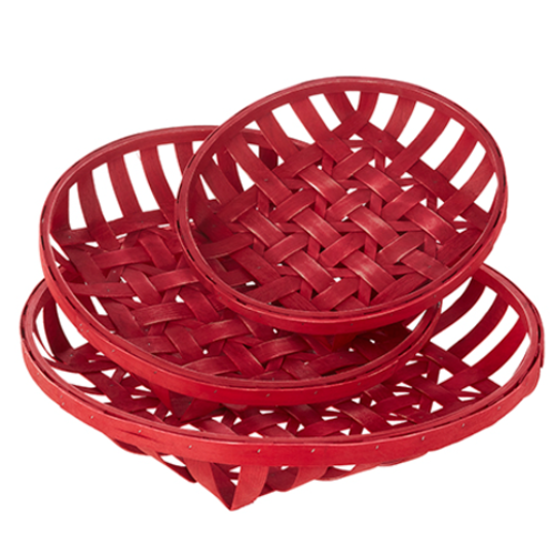  Red Tobacco Basket 