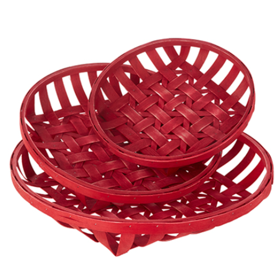 Red Tobacco Basket