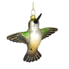 Female Ruby Throated Hummingbird Ornament