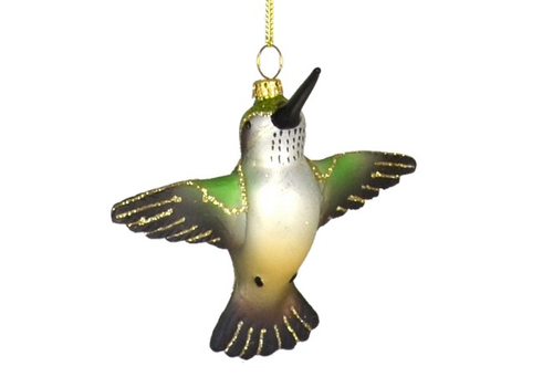  Female Ruby Throated Hummingbird Ornament 