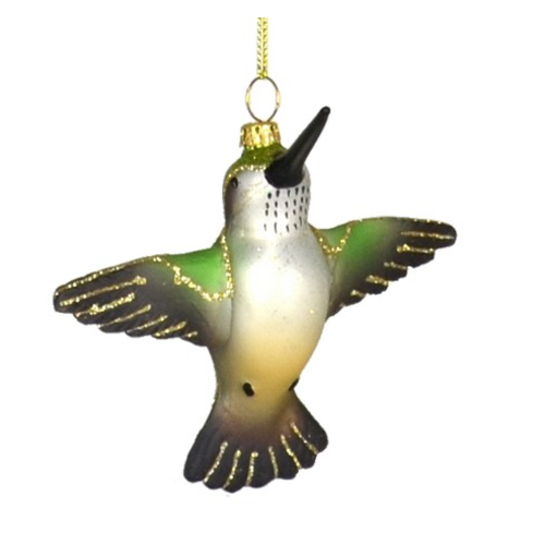  Female Ruby Throated Hummingbird Ornament 