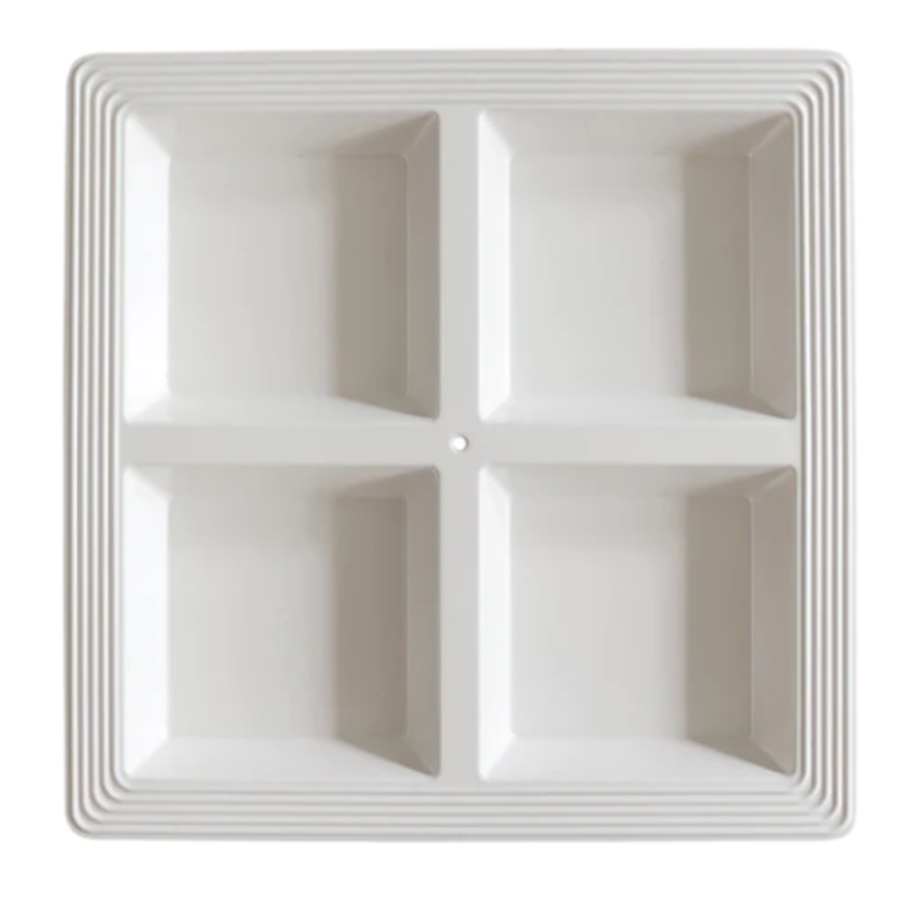 Melamine Sect Server Pinstripes