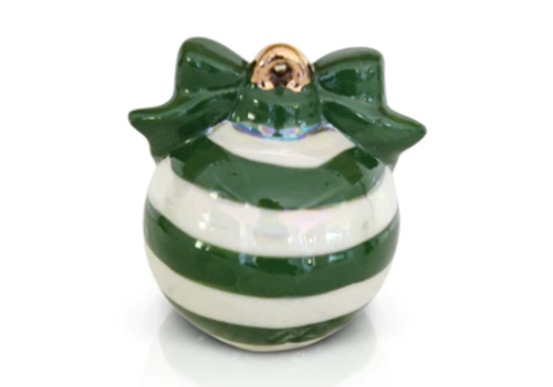  Nora Fleming Deck the Halls Mini Green & White 