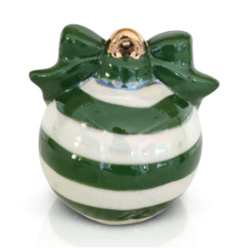  Nora Fleming Deck the Halls Mini Green & White 