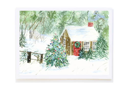  Molly O Cabin in Woods Boxed Cards 