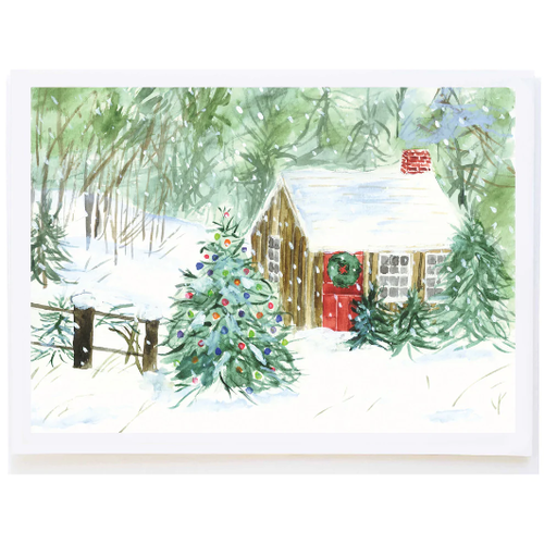  Molly O Cabin in Woods Boxed Cards 