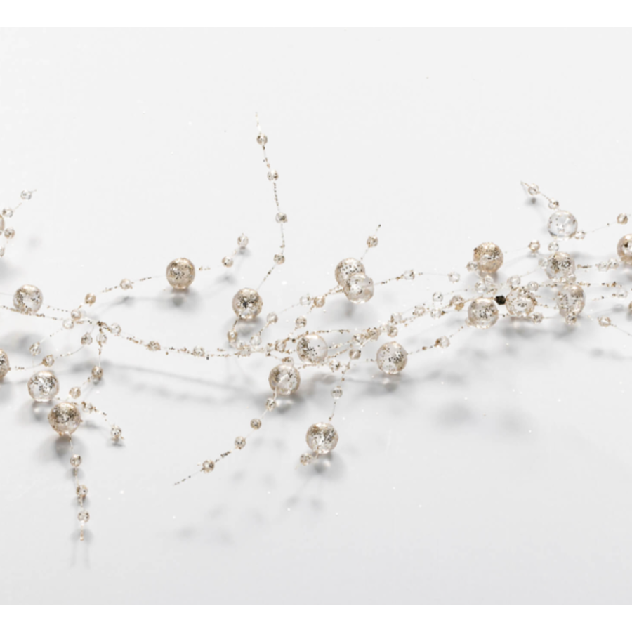 Glittered Bead Garland