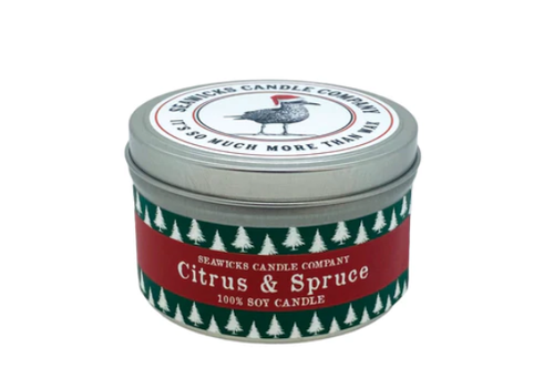  Seawicks Citrus & Spruce Soy Candle 