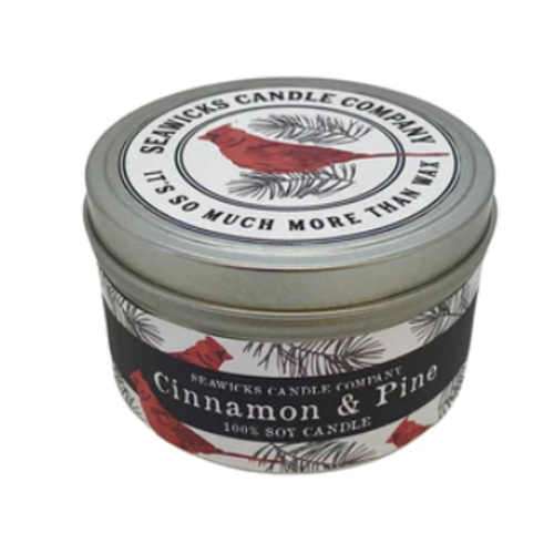  Seawicks Cinnamon & Pine Soy Candle 