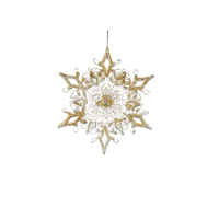 Glitter Snowflake Orn