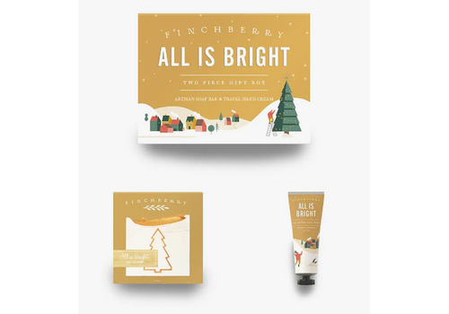  FinchBerry All is Bright 2 Piece Holiday Gift Box 