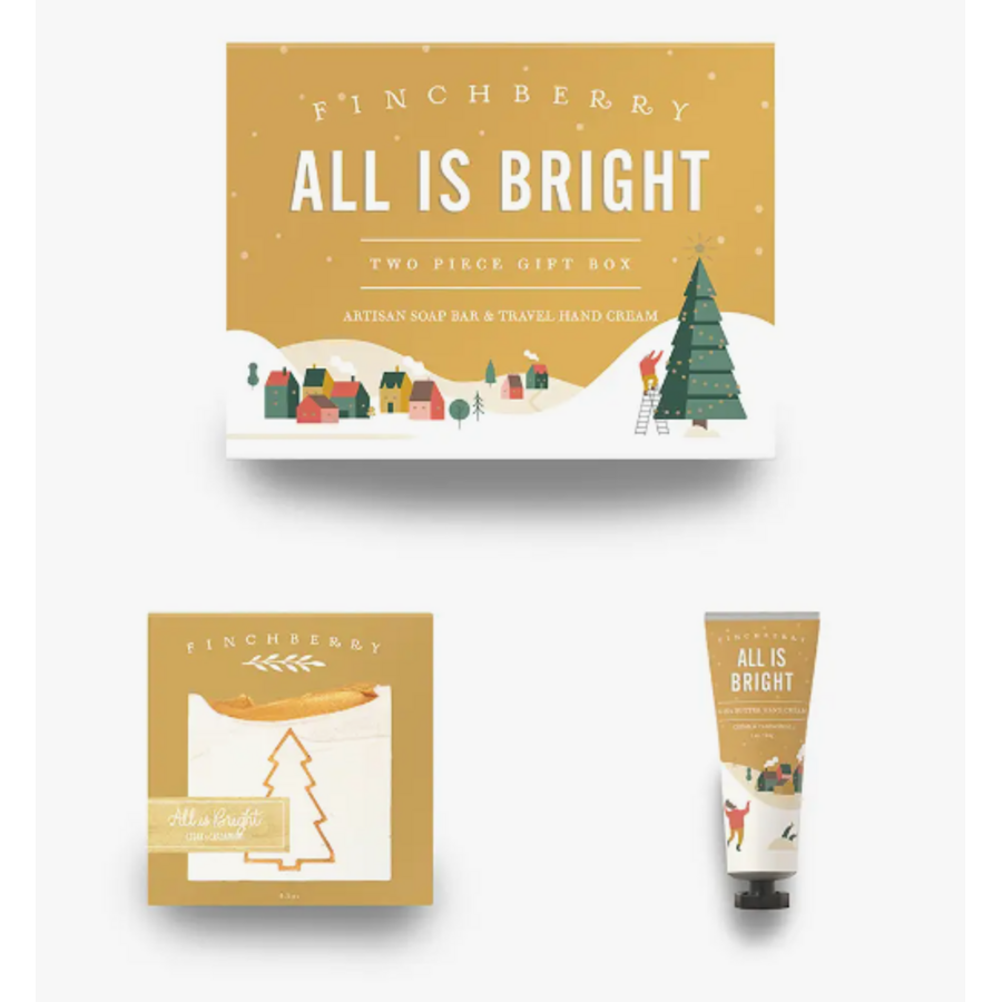 All is Bright 2 Piece Holiday Gift Box