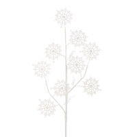 35" Snowflake Spray