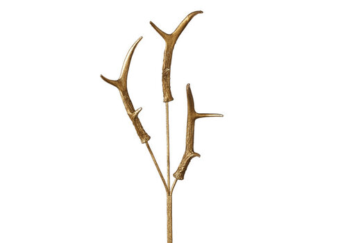  33" Gold Antler Spray 