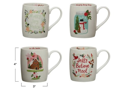  Creative Co-Op Stoneware Mug 