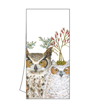 Paper Products Design Holiday Hoot Kitchen Towel