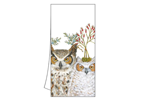  Paper Products Design Holiday Hoot Kitchen Towel 