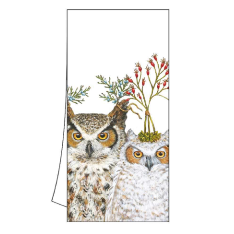 Holiday Hoot Kitchen Towel