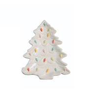 Ceramic Christmas Tree Plate