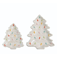 Ceramic Christmas Tree Plate