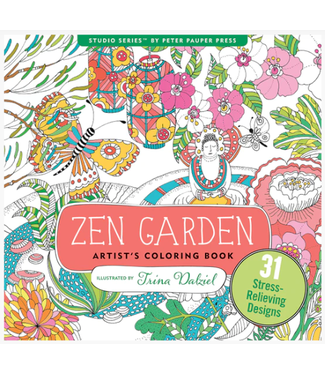 Peter Pauper Press Zen Garden Coloring Book