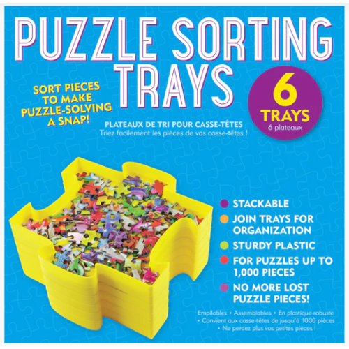  Peter Pauper Press Puzzle Sorting Trays 