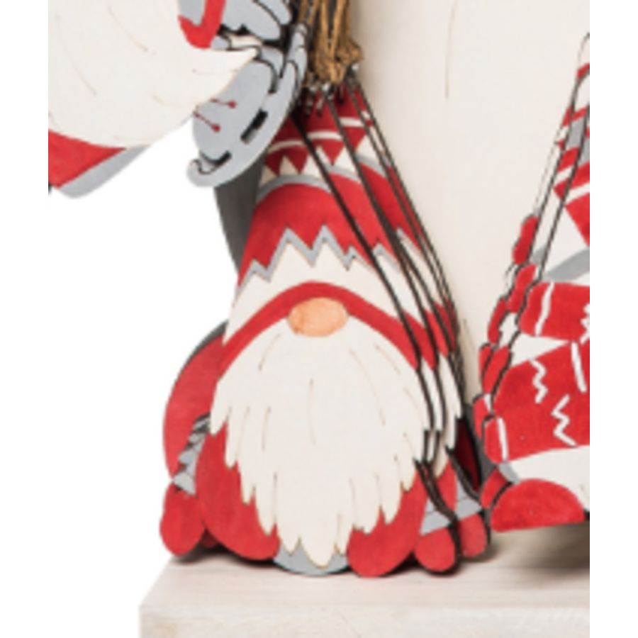 Gnome Wooden Ornaments