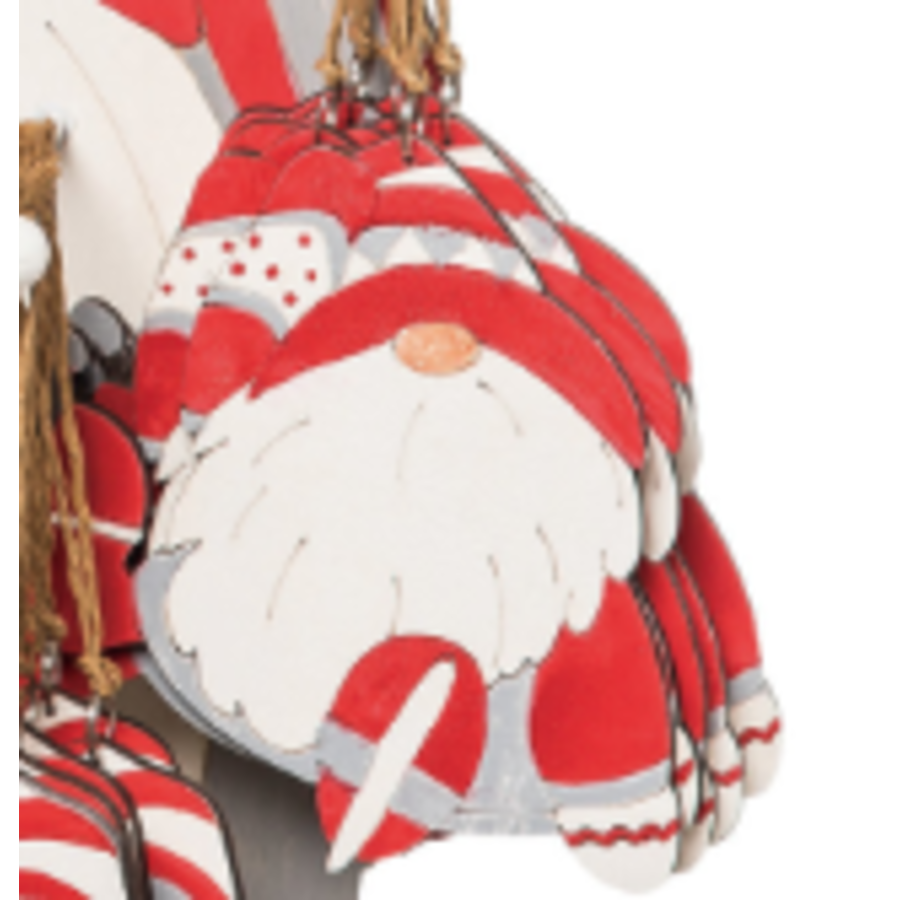 Gnome Wooden Ornaments