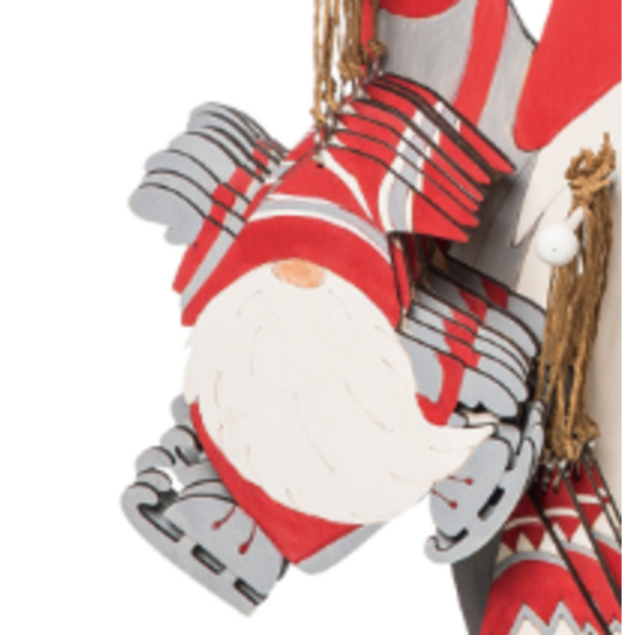 Gnome Wooden Ornaments