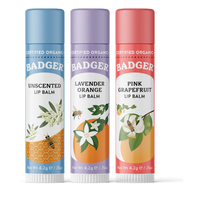 Holiday Lip Balm Set 3 Pack Red Box