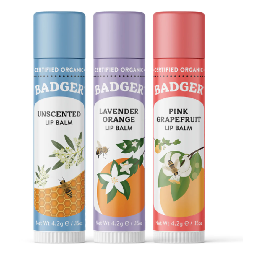 Holiday Lip Balm Set 3 Pack Red Box