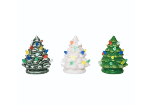  Mini Ceramic Light Up Tree 