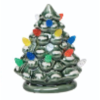 Mini Ceramic Light Up Tree