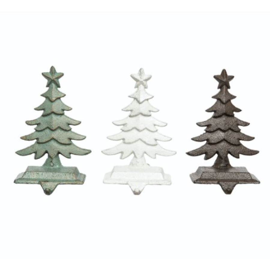 Iron Rustic Tree Stocking Holder