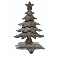 Iron Rustic Tree Stocking Holder