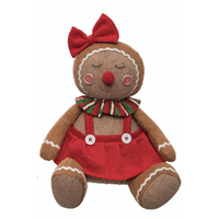 Plush Gingerbread Sitter