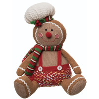 Plush Gingerbread Sitter