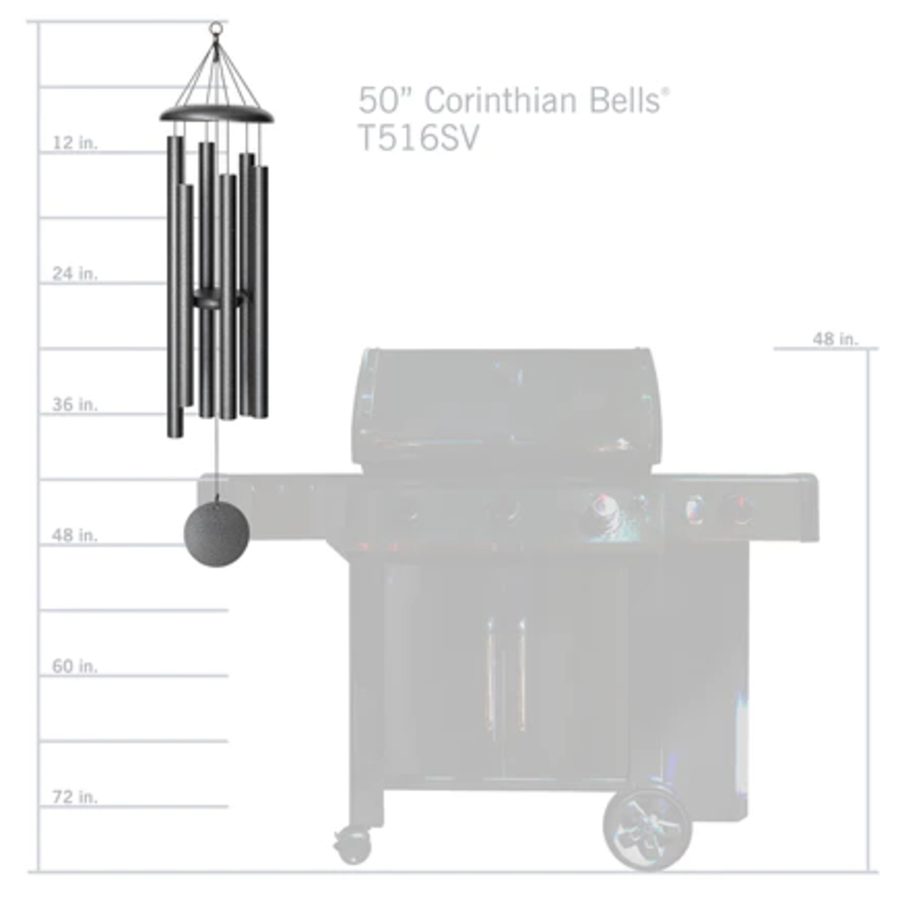Corinthian Bells Wind Chimes  50"