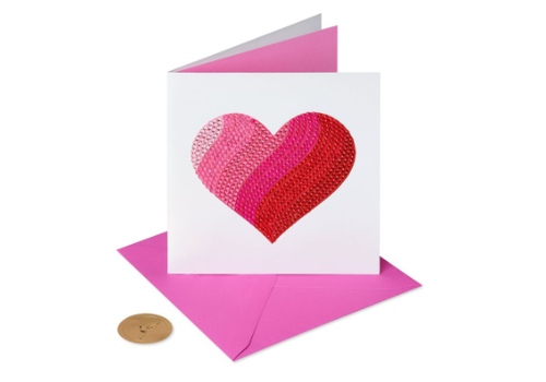  Gemmed Heart Val Day Card 