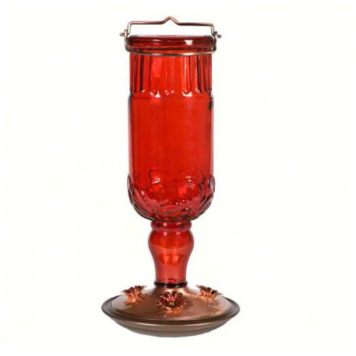  PP Red Antique Glass HB Feeder 
