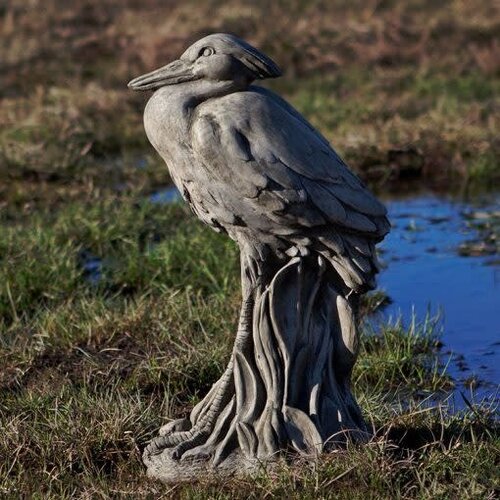  Campania International Egret Garden Statue 