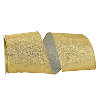 Metallic Lame Gold Silver Ribbon