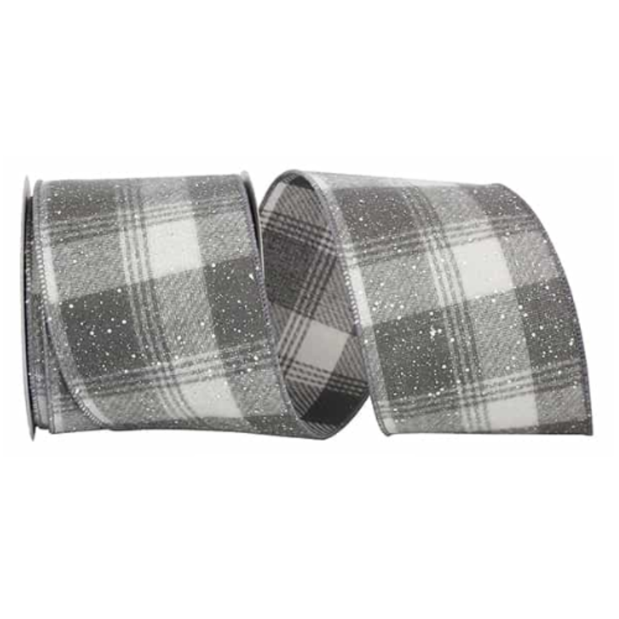 Snowy Flannel Ribbon
