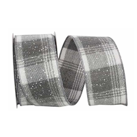 Snowy Flannel Ribbon